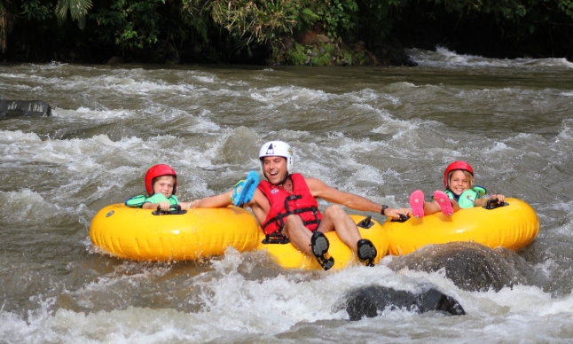 arenal river tubing & hiking