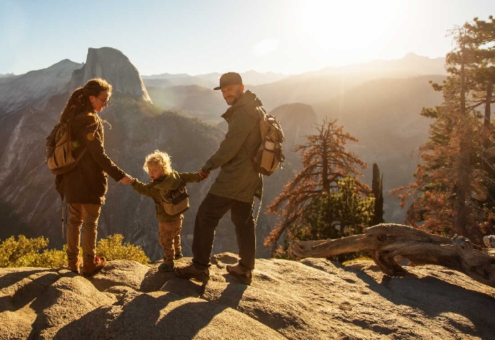 family hiking vacations