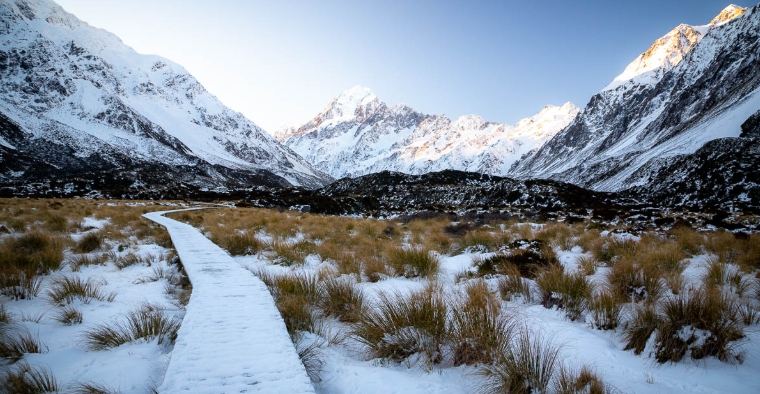 mt cook glacier hike