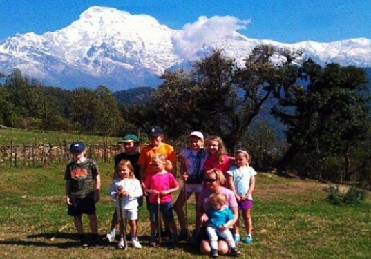 annapurna family hike