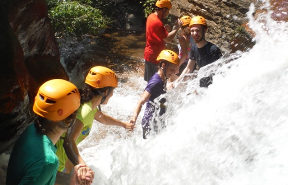 green river adventures waterfall trek