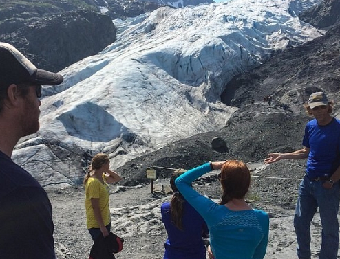 exit glacier walk