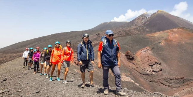 etna volcano hiking