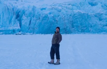 portage glacier hike winter