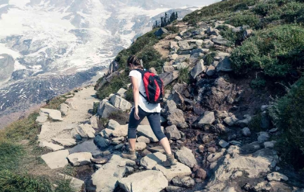 mount rainier glacier hike