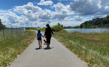 pretty river hike