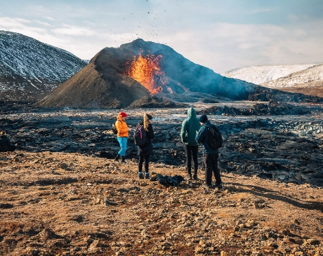 volcano trekking